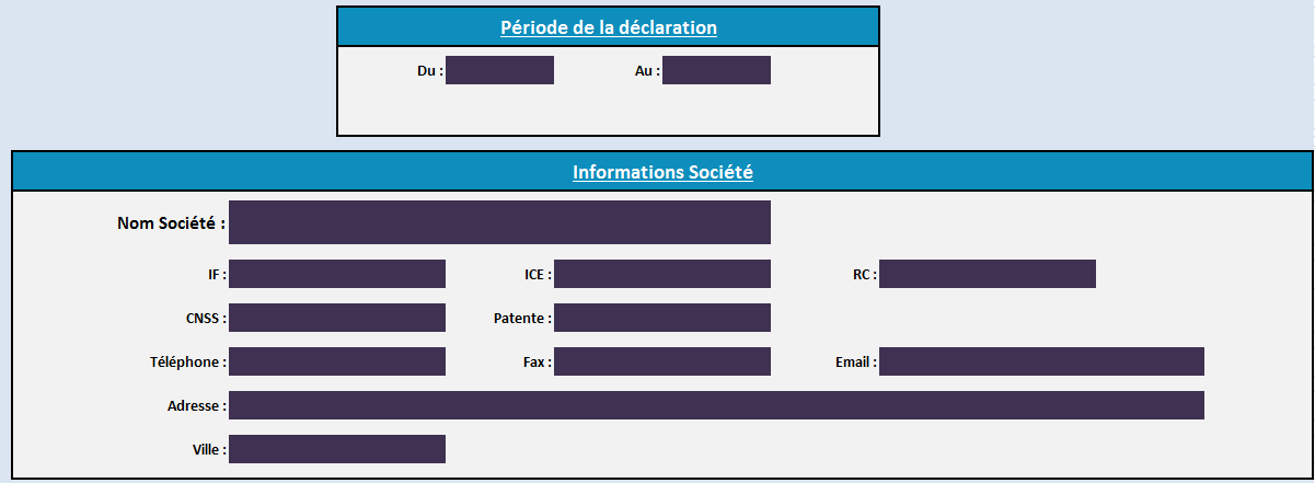 Entête Liasse
